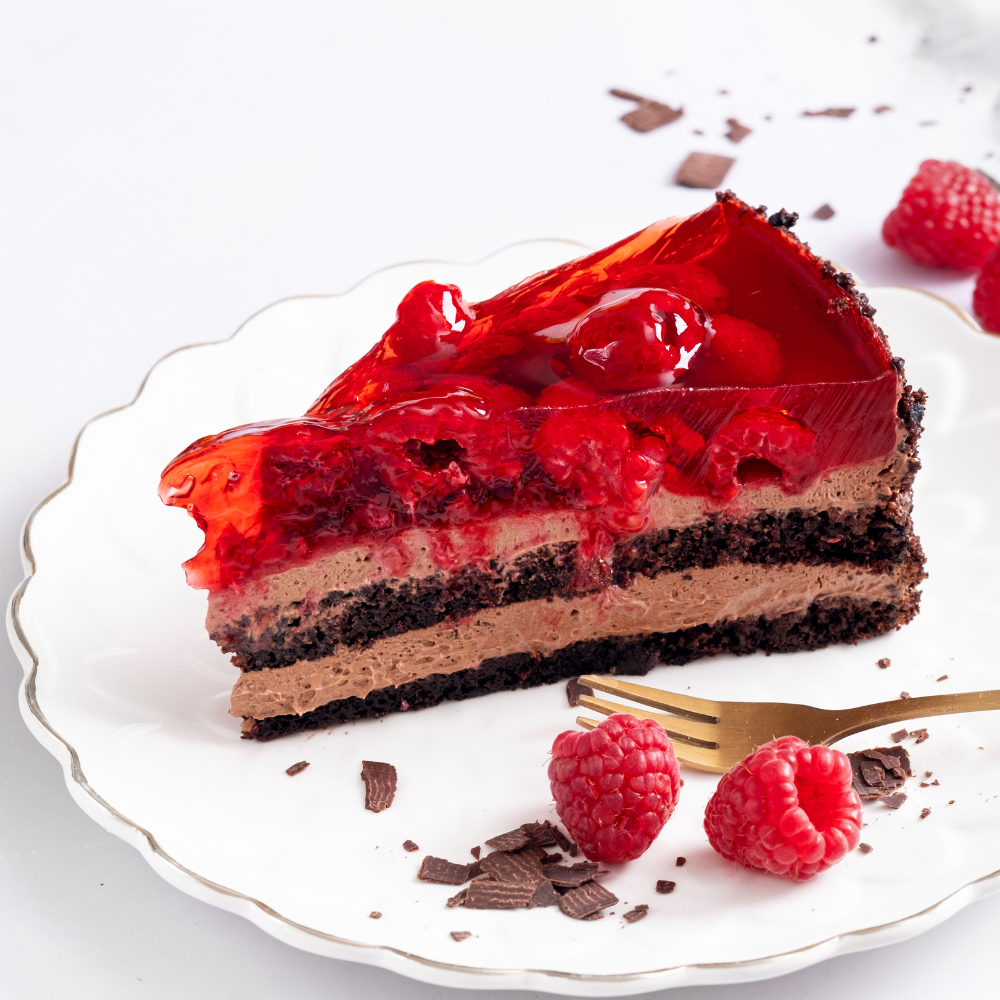 Kousek dortu Čokomalinový dort Ollies